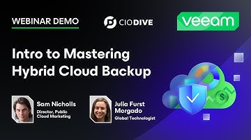 Intro to Mastering Hybrid Cloud Backup with the Veeam Data Platform | Webinar Demo