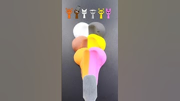 Guess the mixed color Incredibox Sprunki #satisfying #colormixing #sprunki