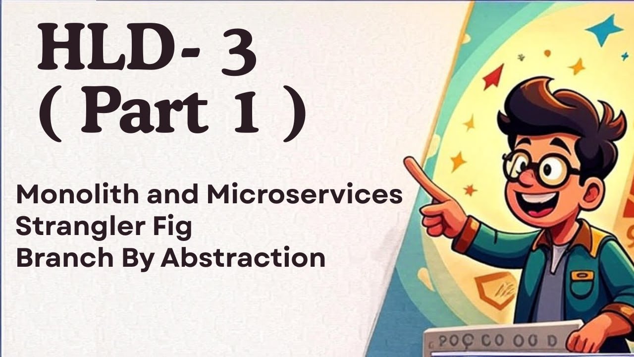 HLD 3 ( Part 1 ): Monolith and Microservices, Strangler Fig Pattern, Branch By Abstraction Pattern