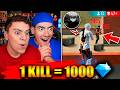 ¡LE DAMOS 1,000 DIAMANTES POR KILL A NEK7 EN FREE FIRE !! *FINAL INESPERADO* CON DONATO !!! 😭💎