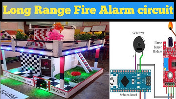 Long Range Fire Detector Alarm | How To Make A Simple Fire Alarm Circuit