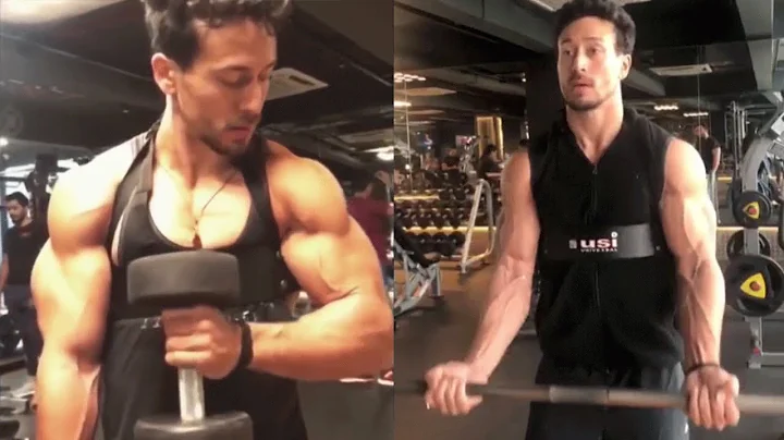 Tiger Shroff Killer BICEP WORKOUT For Mass