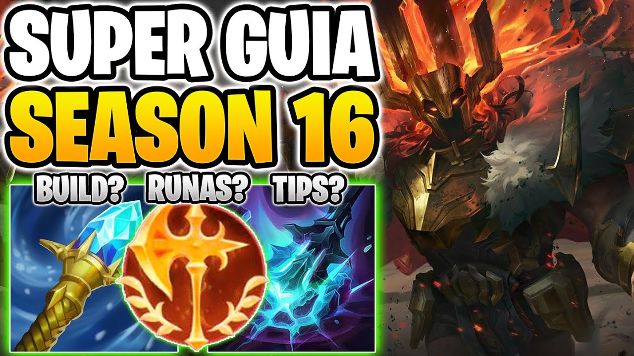 GUIA DE MORDEKAISER SEASON 16 | COMO JUGAR MORDEKAISER TOP FACIL Y RAPIDO | BUILD, RUNAS, CONSEJOS!