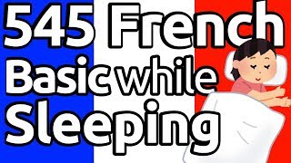 Learn 545 French Basic Vocabs and Phrases while you sleep