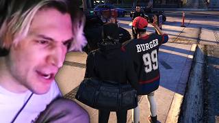 xQc pulls off a crazy Police Heist | GTA RP Nopixel V