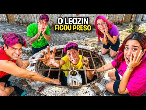 O LEOZIN FICOU PRESO DENTRO DE UM BOEIRO *Ele sobreviveu ?