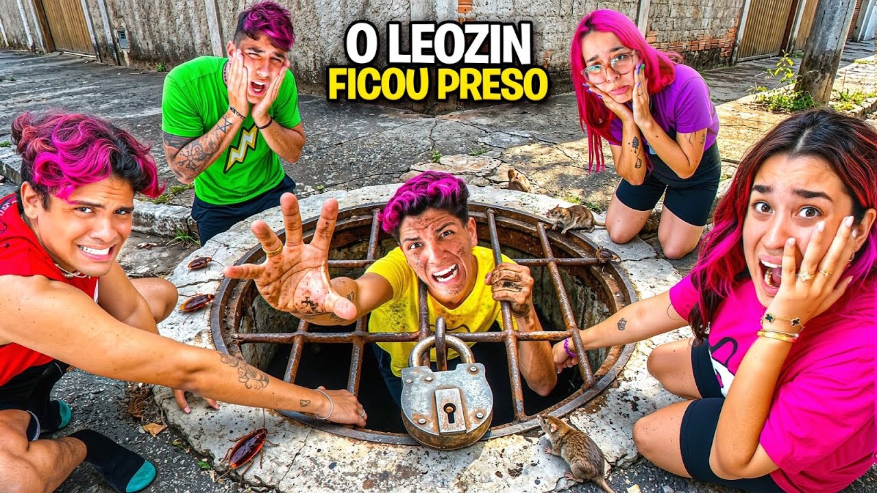 O LEOZIN FICOU PRESO DENTRO DE UM BOEIRO *Ele sobreviveu ?