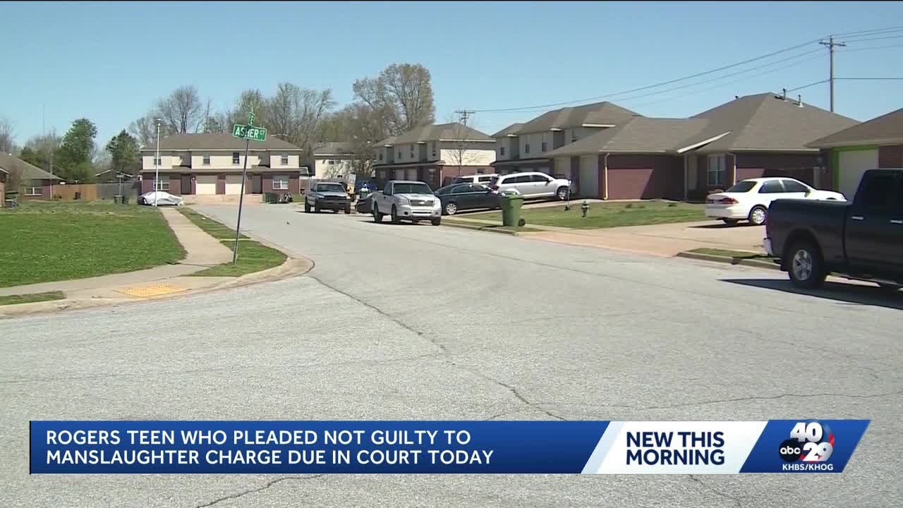 Rogers, Arkansas teenager charged with manslaughter to appear in court ...