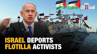 Israel Deports All Gaza Flotilla Activists After Global Outcry Over Ben-Gvir's Treatment | #flotilla