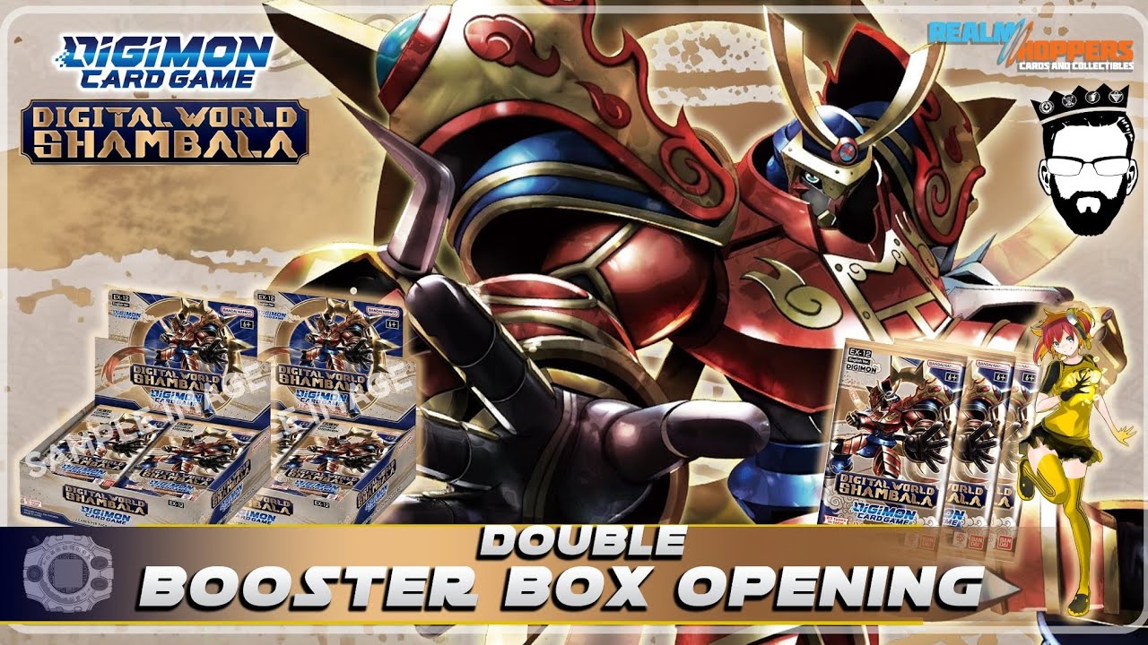 DIGIMON EX12 DIGITAL WORLD SHAMBALA 2X BOX OPENING - YouTube