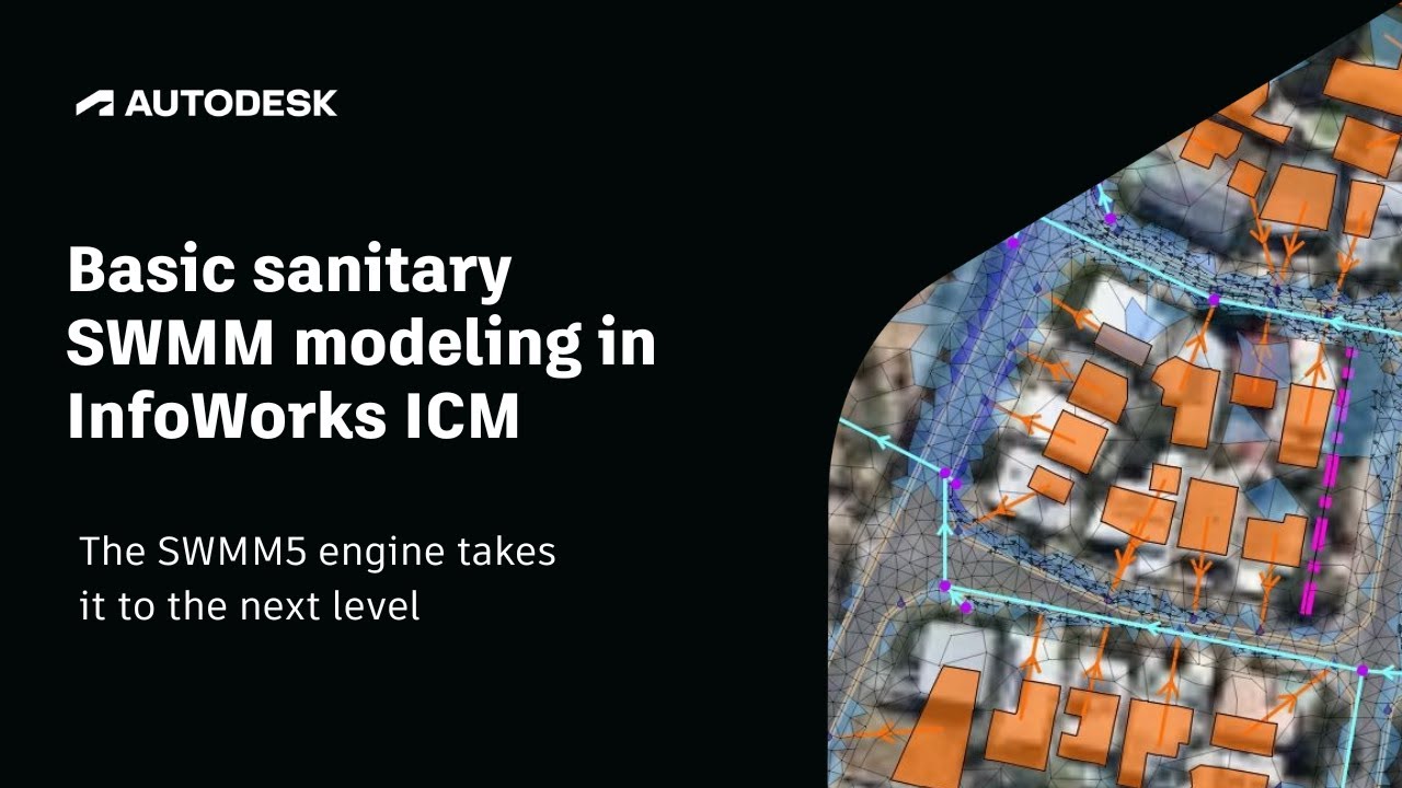 Базовое санитарное моделирование SWMM в InfoWorks ICM