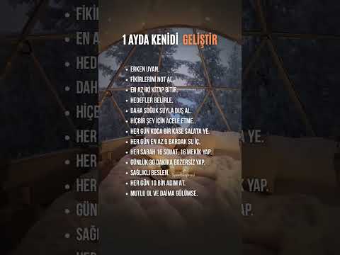 1 Ayda Kendini Geliştir..!