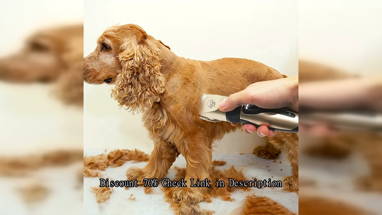 Pet Hair Trimmer Kit Electric Precision Clippers Perfect for Professional Grooming at Home, Ideal fo