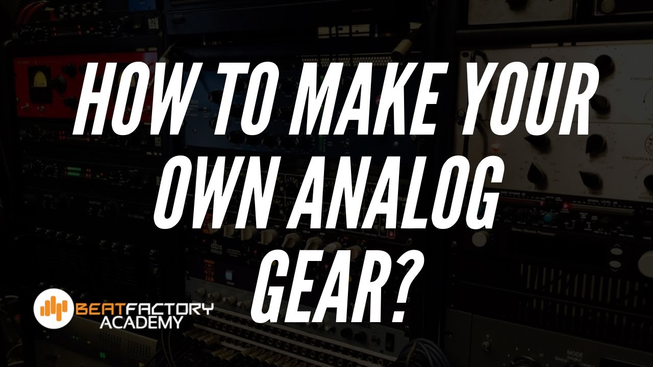 Can't Afford Outboard Audio Gear?  Learn to build your own!