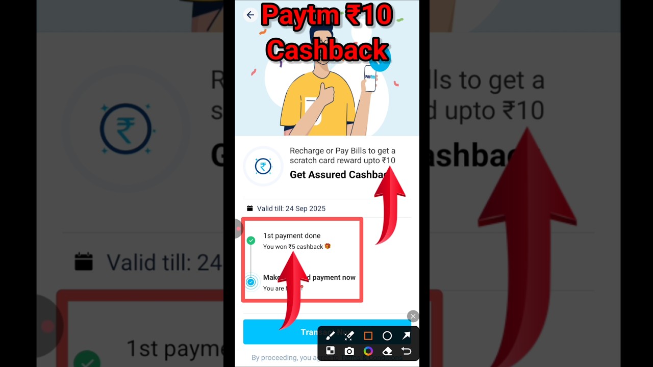 Paytm ₹10 Cashback | Paytm New loot today | Paytm Cashback offer | Free paytm cash 