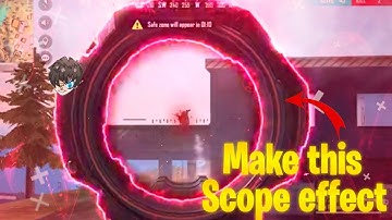 Saber scope effect tutorial like ruok ff || Scope saber pack || Ruok ff scope glow effect download