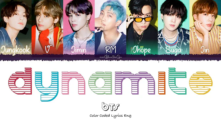 BTS (방탄소년단) - Dynamite [Color Coded Lyrics]