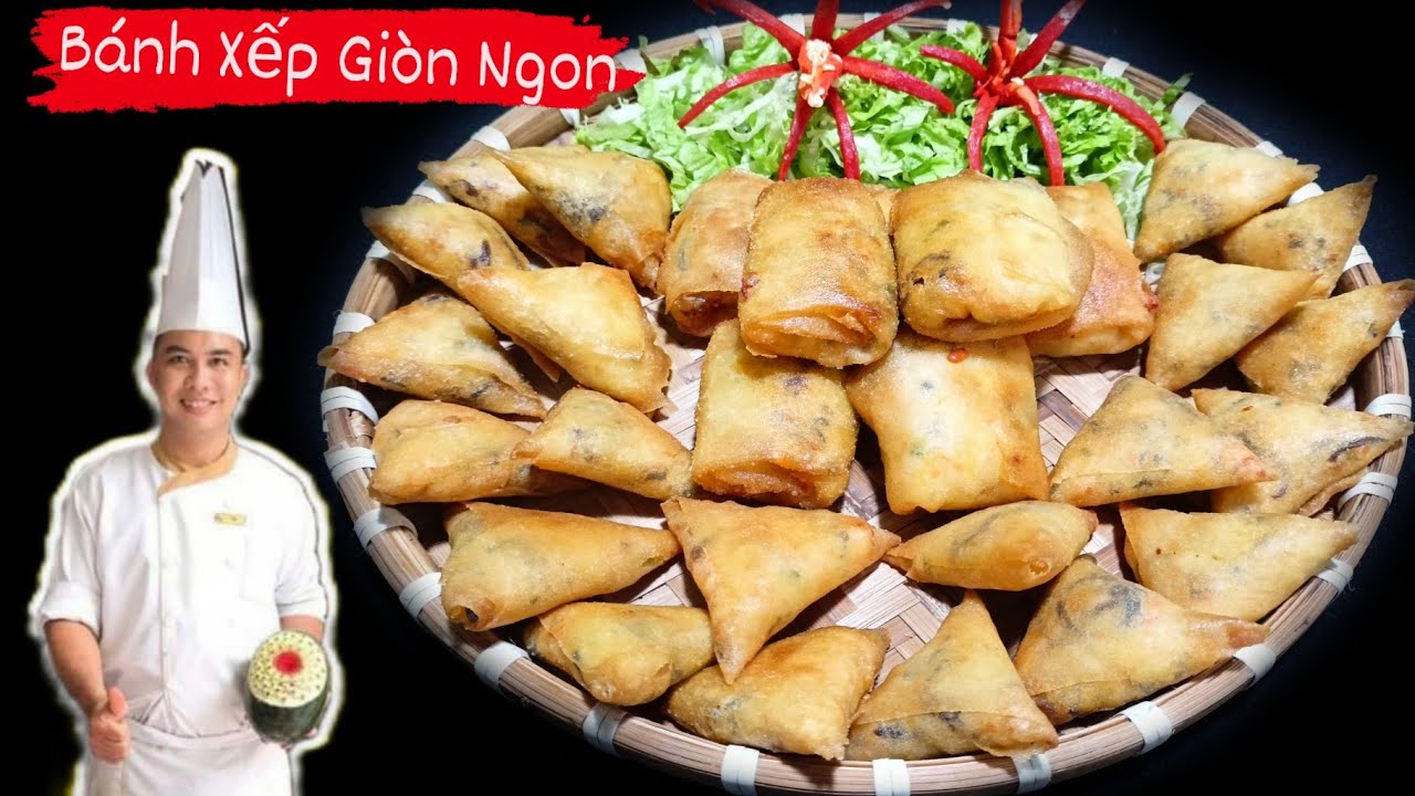 Bánh Samosa - Cách Làm Bánh Xếp Nhân Tôm Giòn Rụm - YouTube