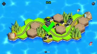 Railway Islands - Puzzle gameplay on Nintendo Switch.