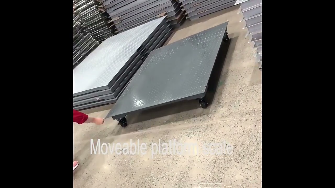 industrial digital floor scale mobile floor scale weight machine 1000 kg