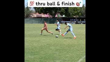 💯 thru-ball & finish from MLS Next U14 players 🎯  #soccer #golazo #mlsnext #u14