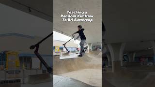 How to Bri Buttercup on a Scooter! #scooter #scootertricks #shorts