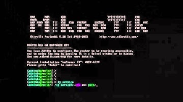 How to Install Mikrotic RouterOS on your PC And some basic command