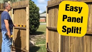 DIY How to Build Wood Fence Gate  Easy (No Sag Wood Fence Gate Kit from Amazon)