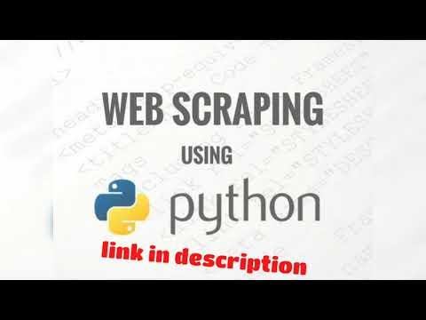 I will do python web scraping and data mining
