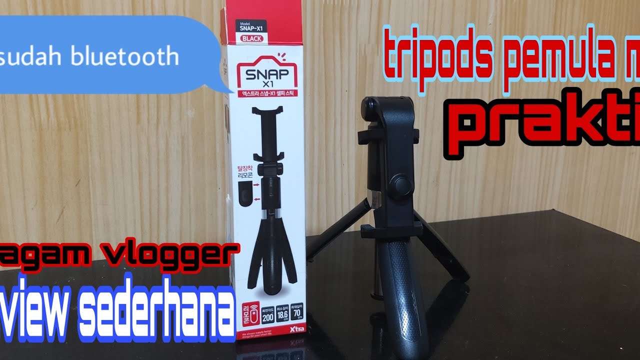 unboxing/review singkat 2 tripods untuk youtuber pemula YouTube