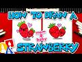How To Draw A Mom And Baby Strawberry For Mother's Day