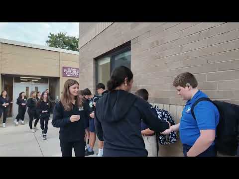Oak Forest High School Celebrates National Hug & High Five Day