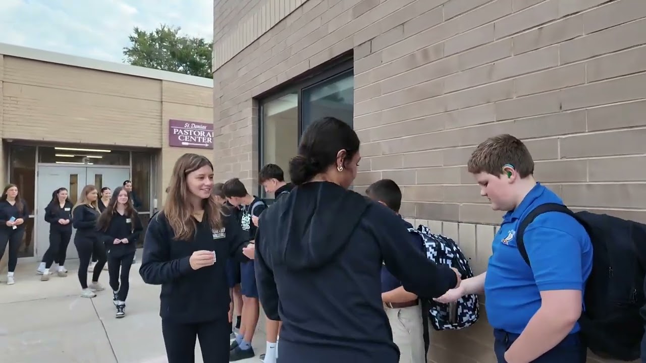 Oak Forest High School Celebrates National Hug & High Five Day