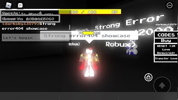 Undertale Multiverse Battles:Strong Error404 Showcase