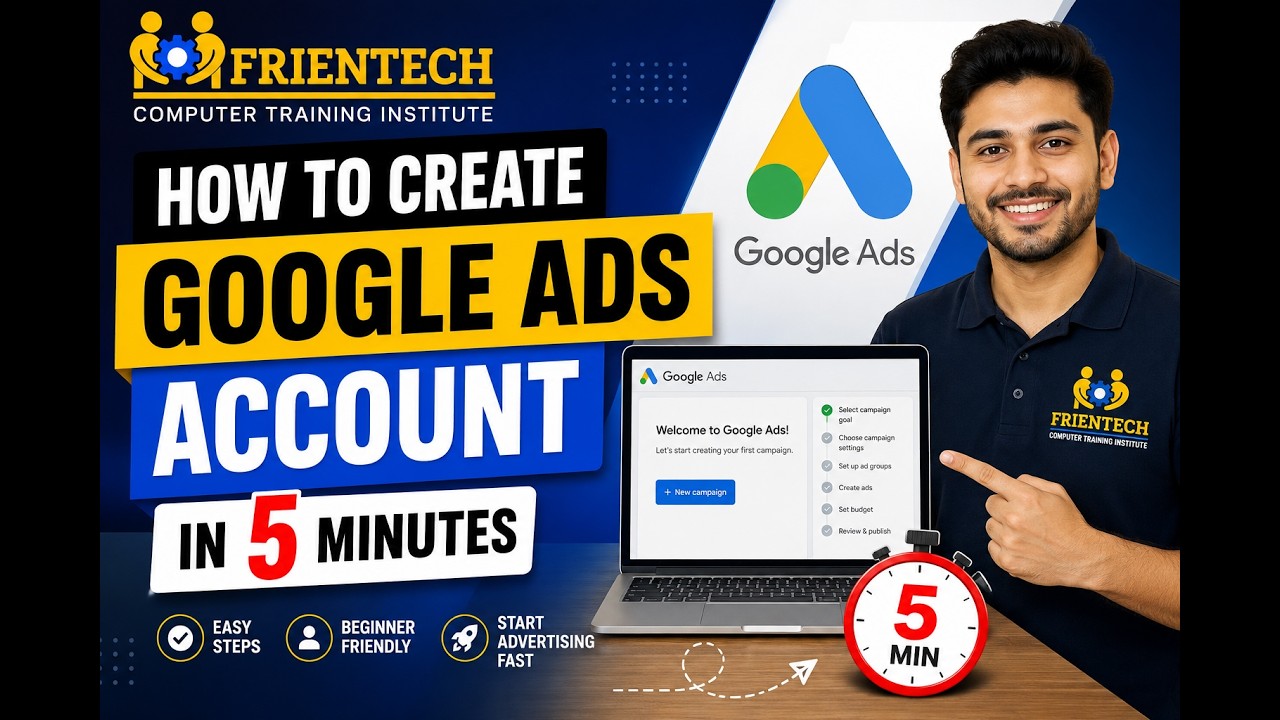 How to Create A Google Ads Account in 2026 | Google Ads Account Kaise ...