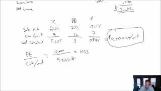 Famous MA Module 7, Video 4,Multi Product Breakeven Analysis,  Problem 7-3B Wealth