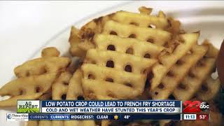 Ag Report: Low potato crop could lead to french fry shortage