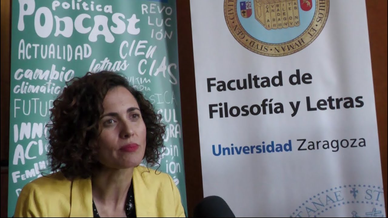 Ana Fuentes -Hoy en El País- charla con el alumnado de Periodismo en la Universidad de Zaragoza.