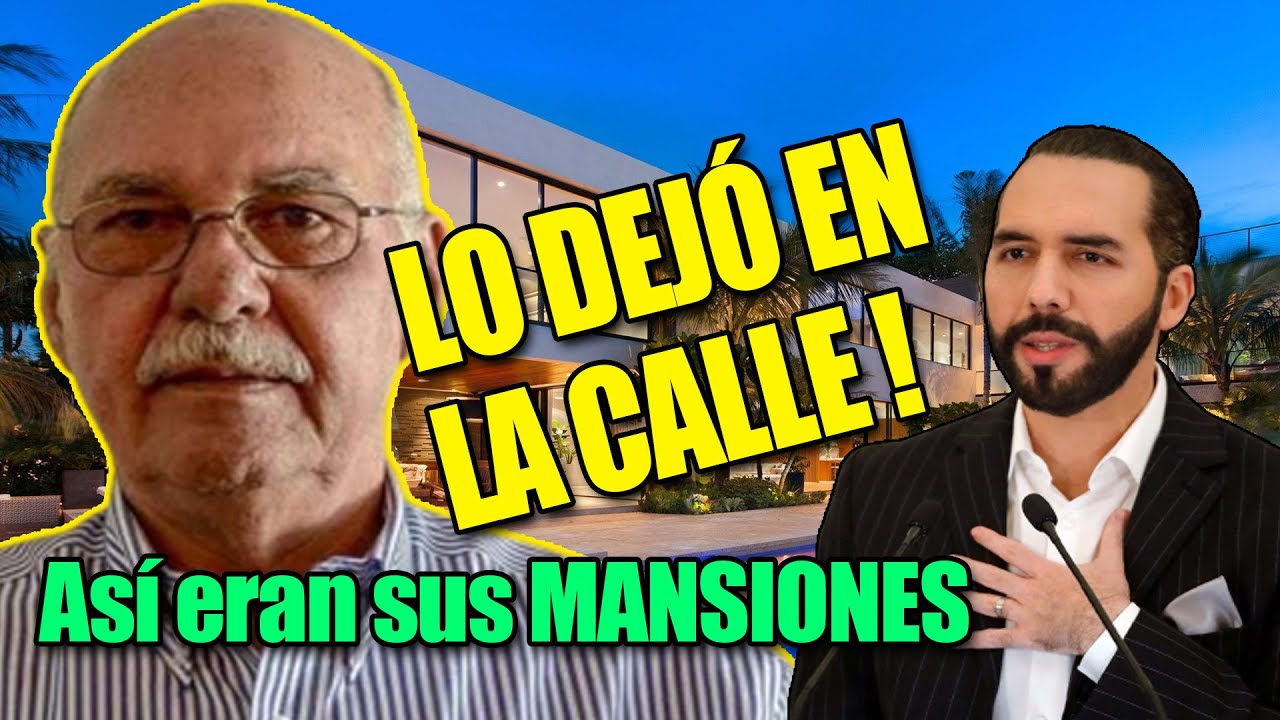 LUJOSAS PROPIEDADES incautadas a ex presidente Alfredo Cristiani YouTube