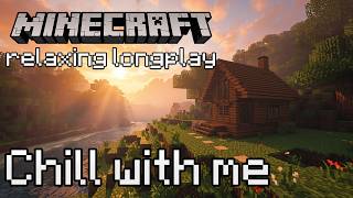 Minecraft Relaxing Longplay - Peaceful Survival Start | Cozy World Exploration No Commentary 1 Hour
