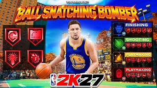 THE BALL SNATCHING BOMBER IS UNFAIR! Best Guard Build on NBA 2K27