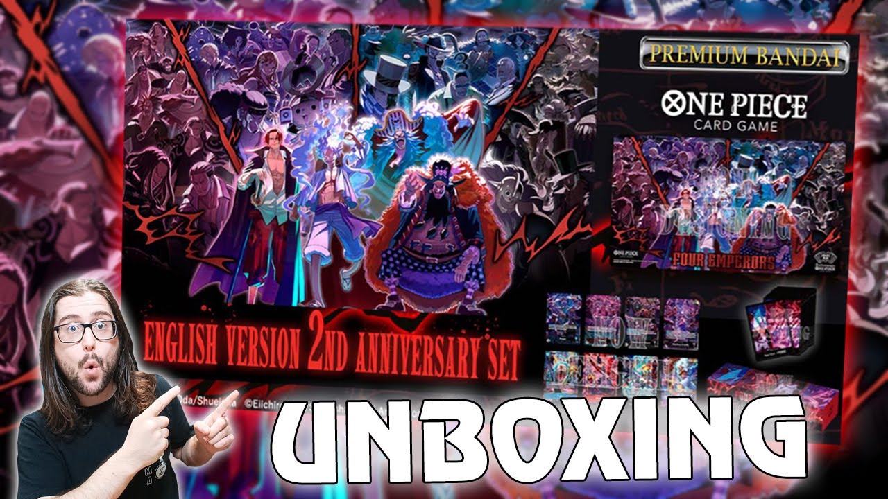UNBOXING 😱 ONE PIECE CARD GAME English Version 2nd Anniversary
