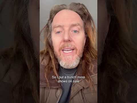More unfunny shows on sale now! xx See timminchin.com