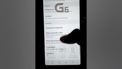 LG G6 Fingerprint Option Missing