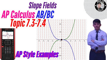 AP Calculus AB/BC | Topic 7.3-7.4 | Unveiling the Invisible: Sketching & Reasoning with Slope Fields