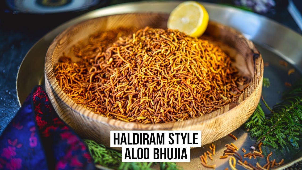 Haldiram Style Aloo Bhujia Sev Recipe - Aloo Bhujia ASMR - Aloo Namkeen - Crispy Bikaneri Bhujia
