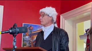 Activists hold mock funeral on UVA Grounds for Monroe Doctrine