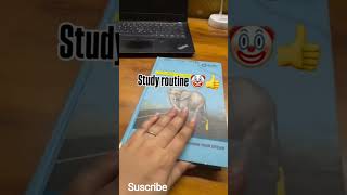 study routine 🤡..#studywithme #summervacation #comedy #viral#funny #retable