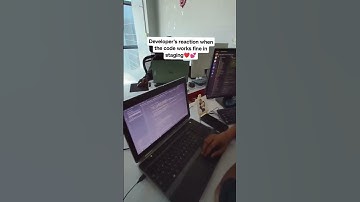 Developers love it when their code works well. #funny #trending #developer #reels #shortsvideo #fun
