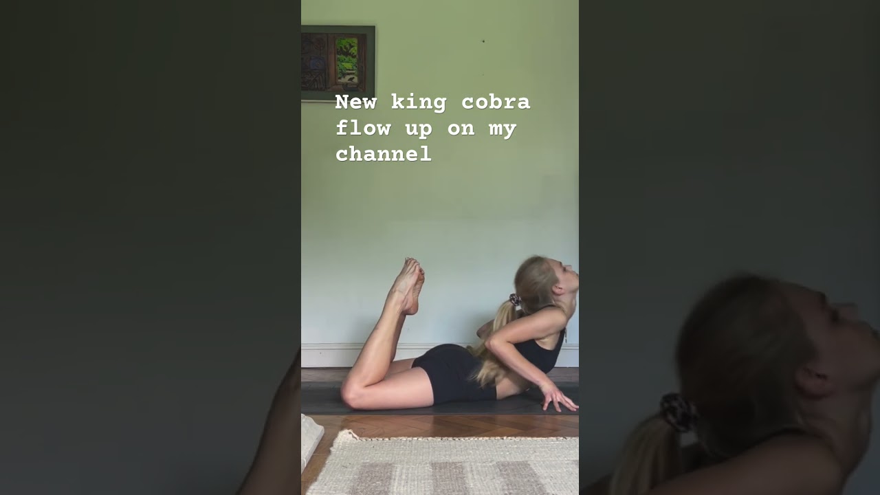 Learn king cobra with my new yoga flow on 